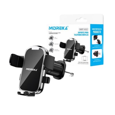 Soporte Automóvil Rendija Ventilación Rotación 360° Moreka1