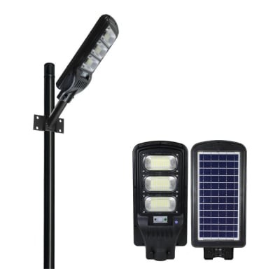 Luminaria Suburbana Alumbrado Publico Solar 150W con Sensor Movimiento MS-E150W1