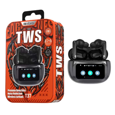 Audífonos Nebro T37 Bluetooth ANC+ENC 300mAh Deep Bass TWS