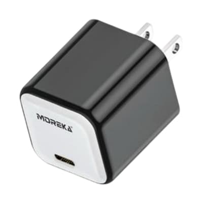 Cubo carga rápida 20W 5V- 3A puerto C Moreka P-2141