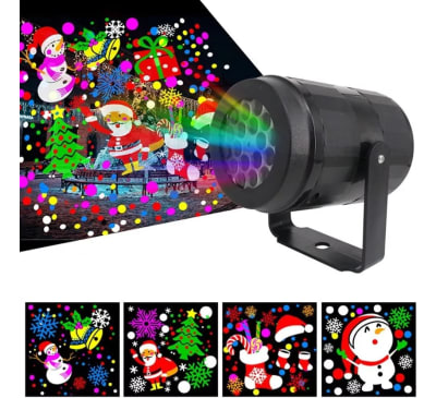 Proyector Láser Led Navidad 16 Diapositivas W886-3-16B1