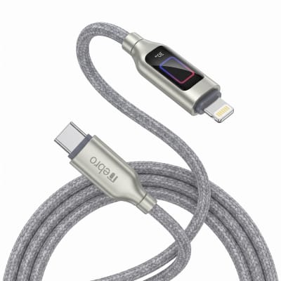 Cable con pantalla digital 30w 1.2m C/IP nebro WD305TL9