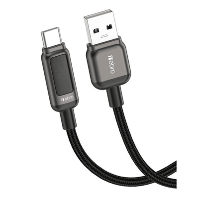 Cable carga ultra rápida máxima 60W, USB-C 1.2M Nebro WD-309T