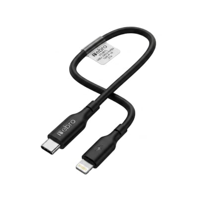 Cable Lightning Solar NEBRO WD05TL 27W iPhone iPad Carga Rápida y Solar