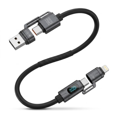 cable con pantalla digital 240w 4 en 1 nebro  Modelo WD3124
