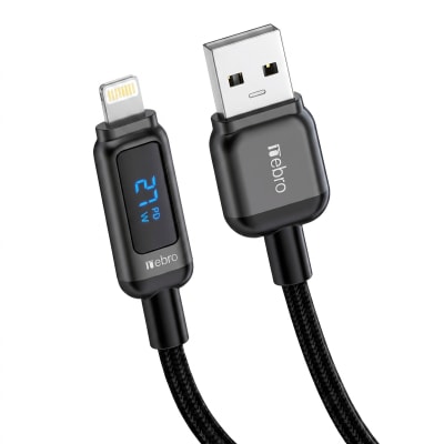 Cable Nebro WD-309L Lightning a USB-A Trenzado 1.2m3