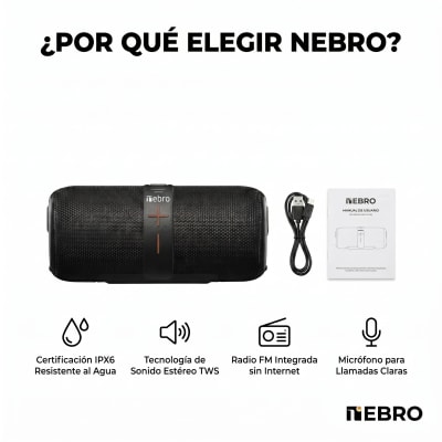 Bocina NEBRO Modelo WG0851
