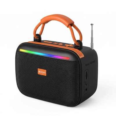 Bocina Bluetooth RGB Solar NEBRO WG602 10W TWS Radio FM Tarjeta TF8