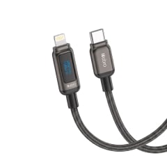 Cable Nebro WD-309TL USB-C a Lightning 60W Trenzado 1.2m