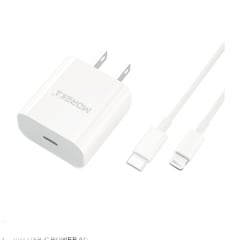 Cargador MOREKA P-202 20W 3.1A Puerto C Cable tipo IP 1M