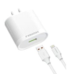 Cargador Moreka MR1436 Ligthning 2.4A Incluye Cable IP 1M