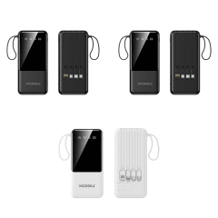 Paquete de 6 Power Bank Moreka K063 10000 mAh 37W 4 entredas 4 salidas