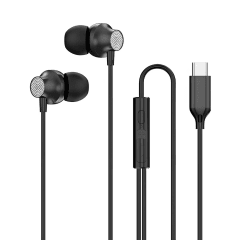 Audífonos Moreka M-926 Alámbricos Manos Libres conector tipo C Micrófono integrado