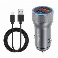 Cargador de Auto cable Tipo C NEBRO VA001S 20W Carga Rápida