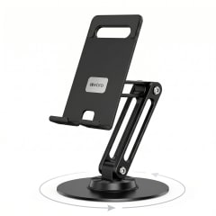 Soporte para Celular y Tablet Nebro WAT-094 Base Ajustable de Aluminio Altura Regulable Compatible con Todos los Dispositivos de 4 a 12 Pulgadas
