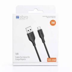Cable Micro USB - V8  NEBRO WD05M  1MTS DE SILICON