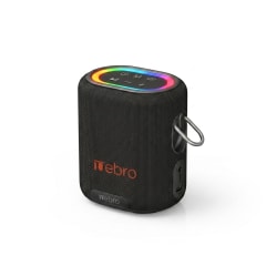 Bocina Inalámbrica Nebro WG-137 Bluetooth 5.3 20W de Potencia Sonido Envolvente 66mm Batería 4000mAh 8 Horas de Reproducción Luz RGB TWS TF y Auxiliar