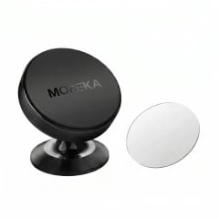 Soporte Magnético para Auto Moreka ZJ-019 de Aleación de Aluminio Sujeción 3350Gs Giro 360° Operación con Una Mano Compatibilidad Universal para Todos los Celulares