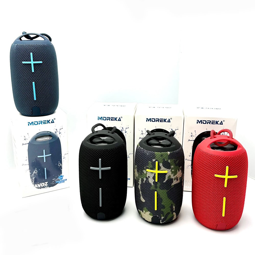 Bocina Bluetooth Moreka 371 TF Card Radio FM Resistente al agua2