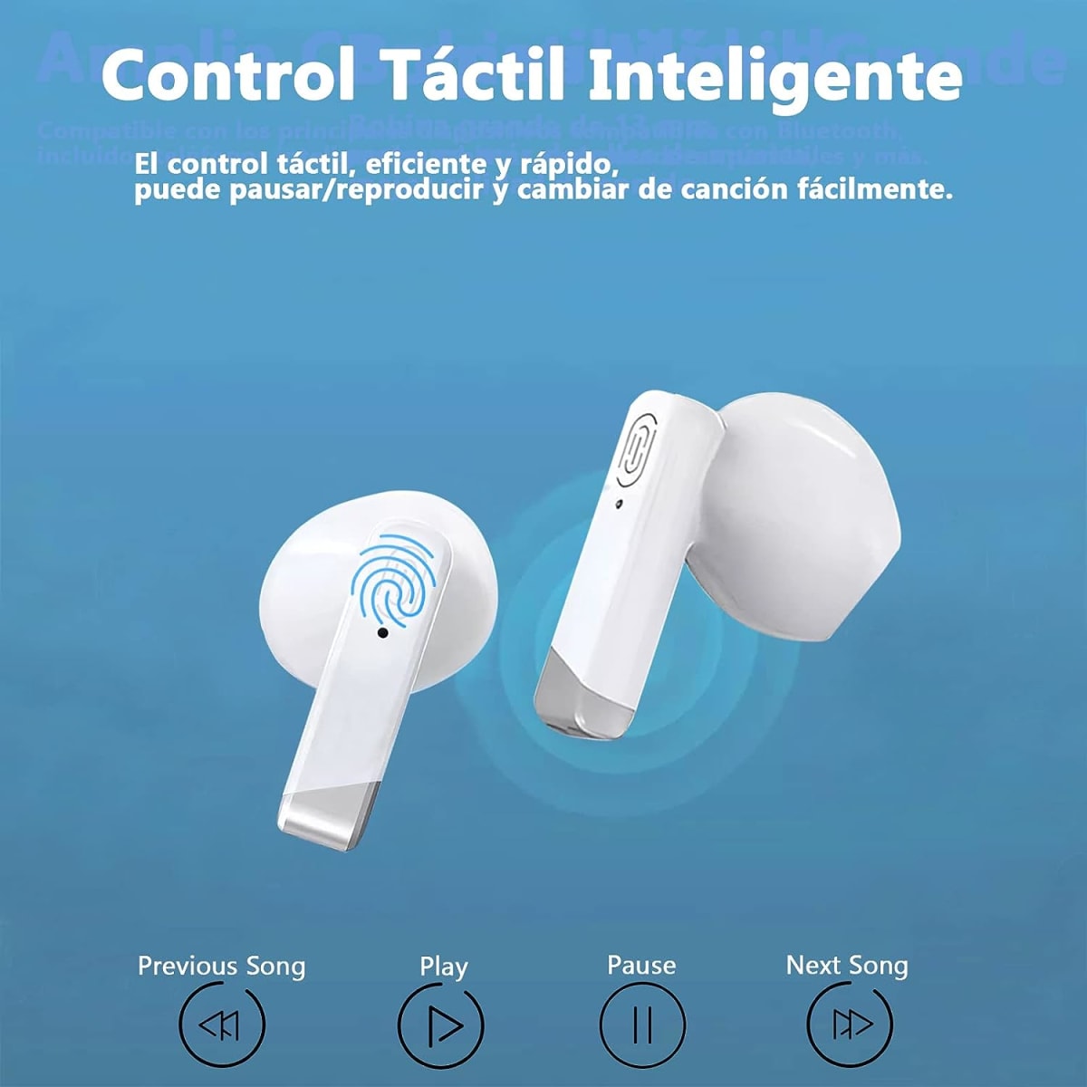 Audífonos Bluetooth 5.0 Moreka 285 TWS Táctil2