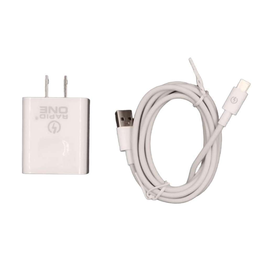 Cargador tipo C RAPIDONE CR1 20W, 3.1A, Cable 1.5M2