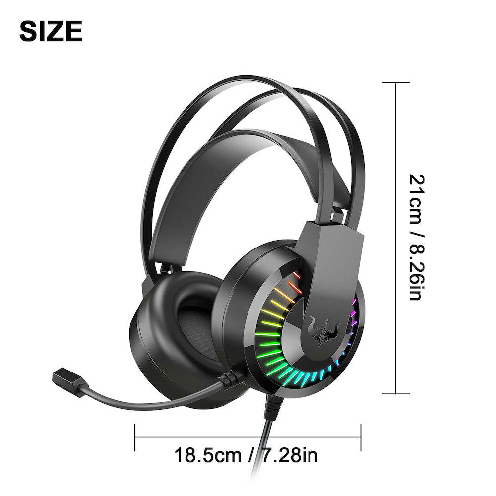 Diadema Gamer OVLENG GT68 Switch Xbox Ps4, PSP RGB Power Bass2