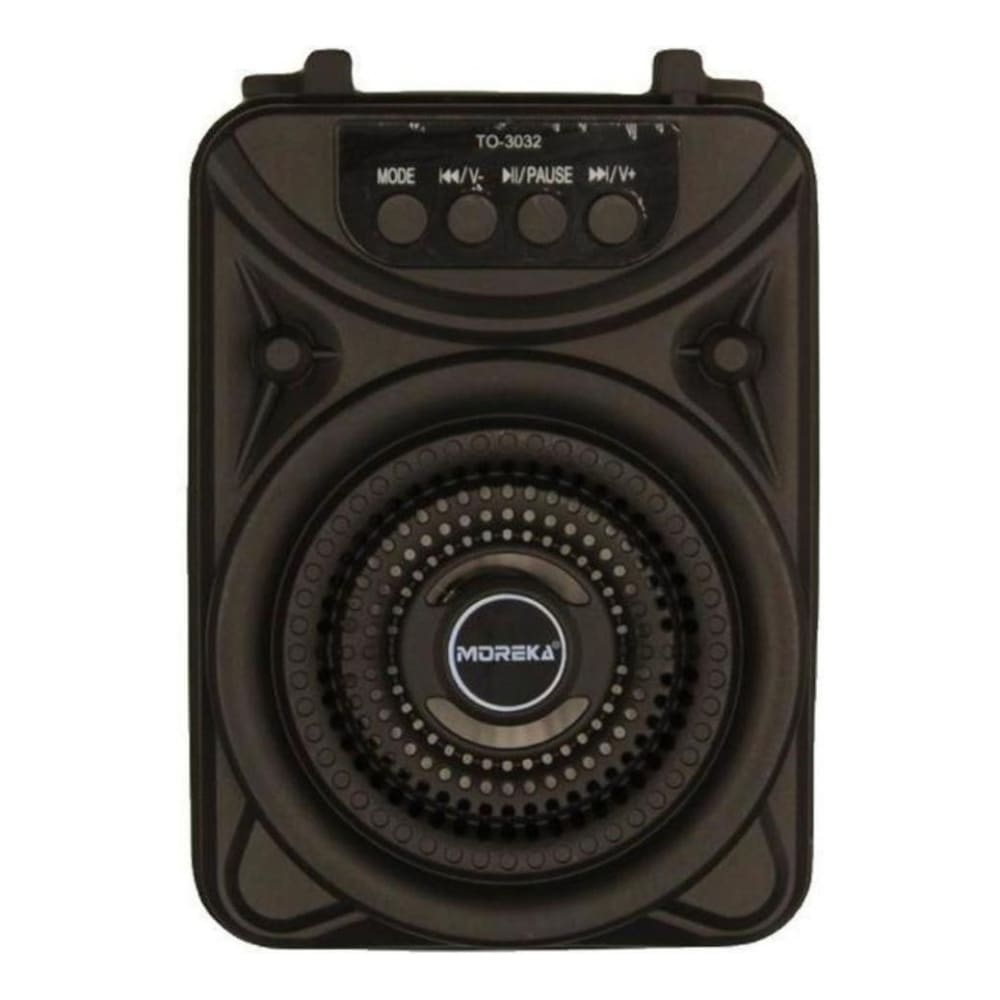 Bocina Moreka T0-3032, LED, Bluetooth, USB, Micro SD, Aux.1