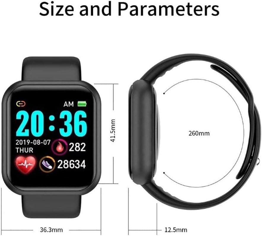 Smart Watch Y68 Smartband Reloj Inteligente Ritmo Cardiaco6