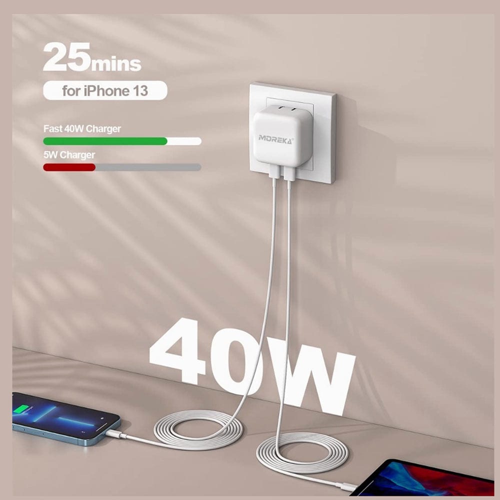 Turbo Cargador Moreka CC23 Puertos C C Cabe IP 1M2