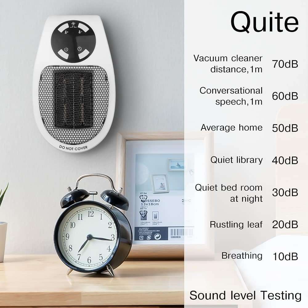 Calentador eléctrico portátil de 500 W de Pared RJG-0233