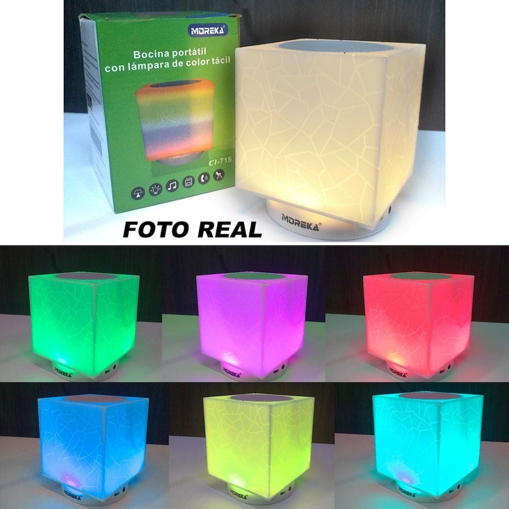 Bocina Lámpara Bluetooth Memory card FM CL-7152