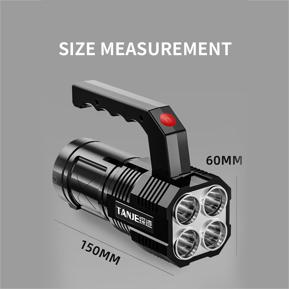 Linterna super brillante de 4 Leds + COB Recargable Moreka 5082