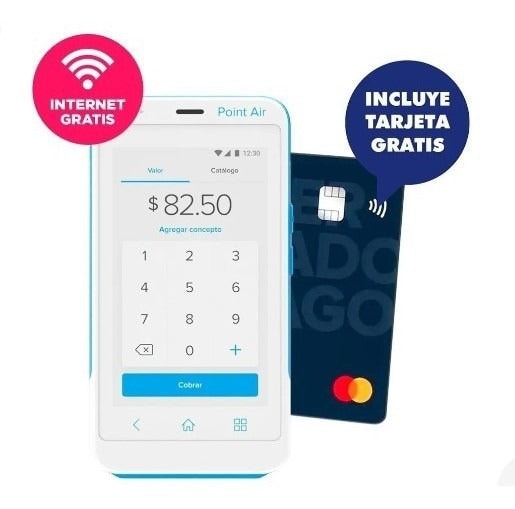 Point Air Lector De Tarjetas Bancarias 4G con Internet Gratis3