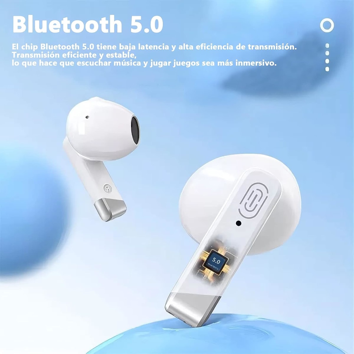 Audífonos Bluetooth 5.0 Moreka 285 TWS Táctil3