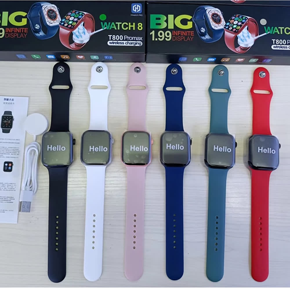SmartWatch T800 PRO MAX Serie 8 Pantalla 1.996