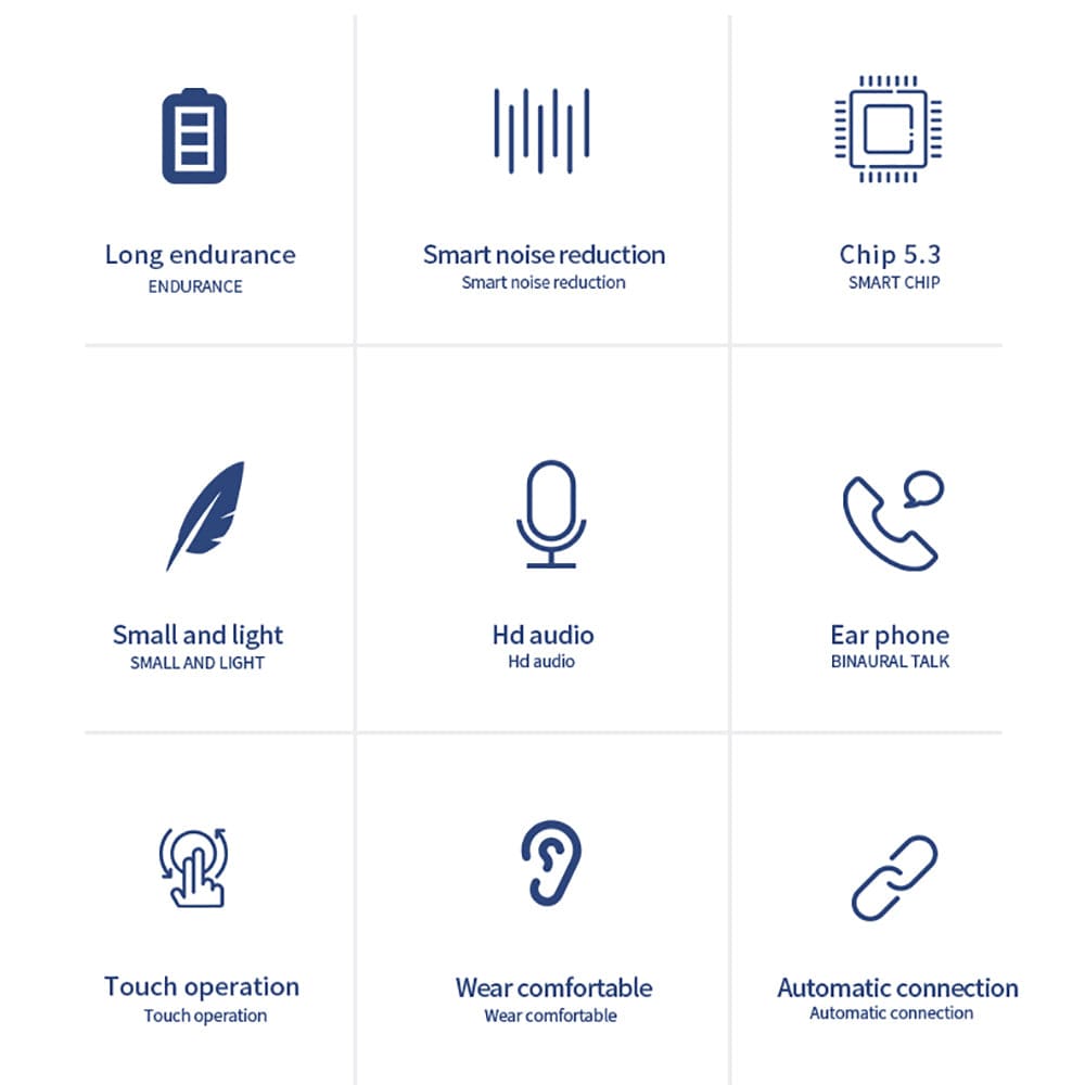 Audífonos Inalámbrico de baja latencia 9D Bluetooth Moreka E2983