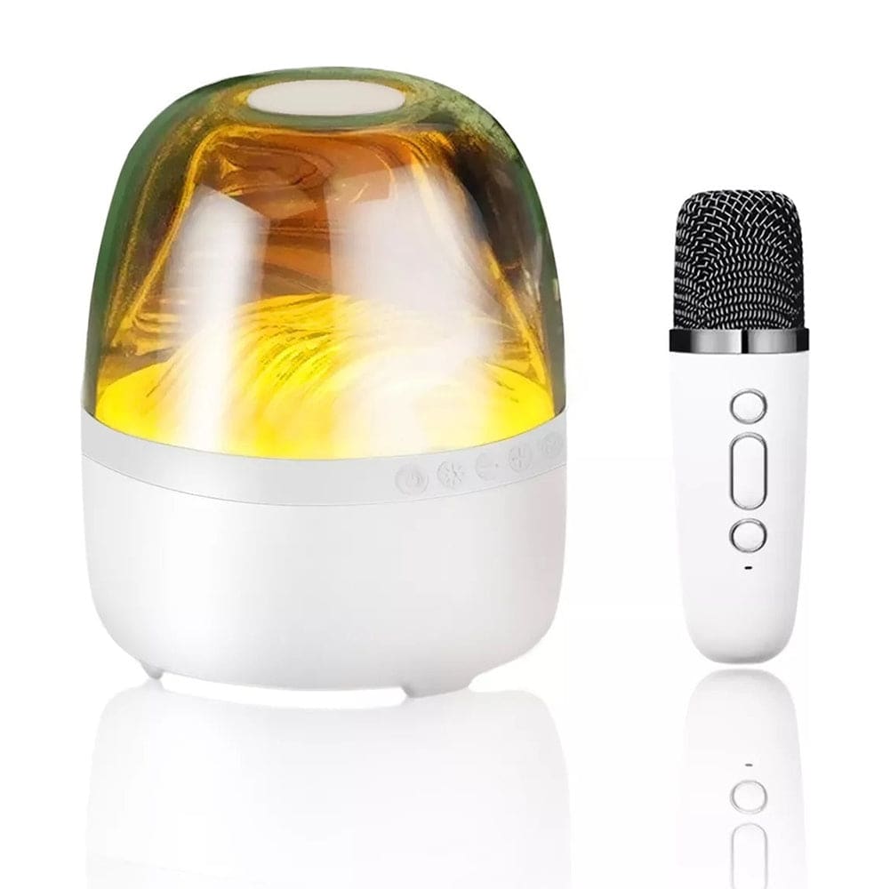 Bocina Lampara Karaoke Bluetooth  microfono portatil ML-281