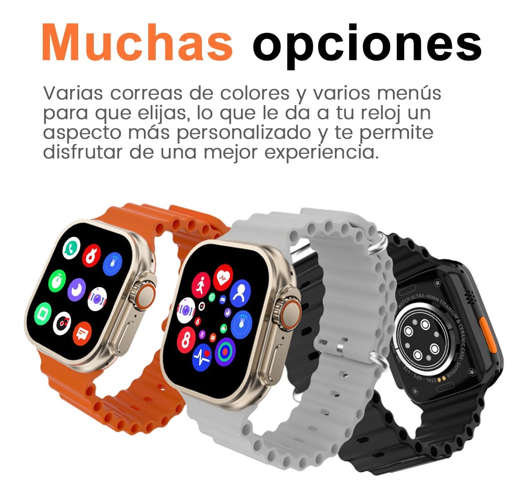 SmartWatch Y20 ULTRA Carga Inalámbrica 7 Bandas3