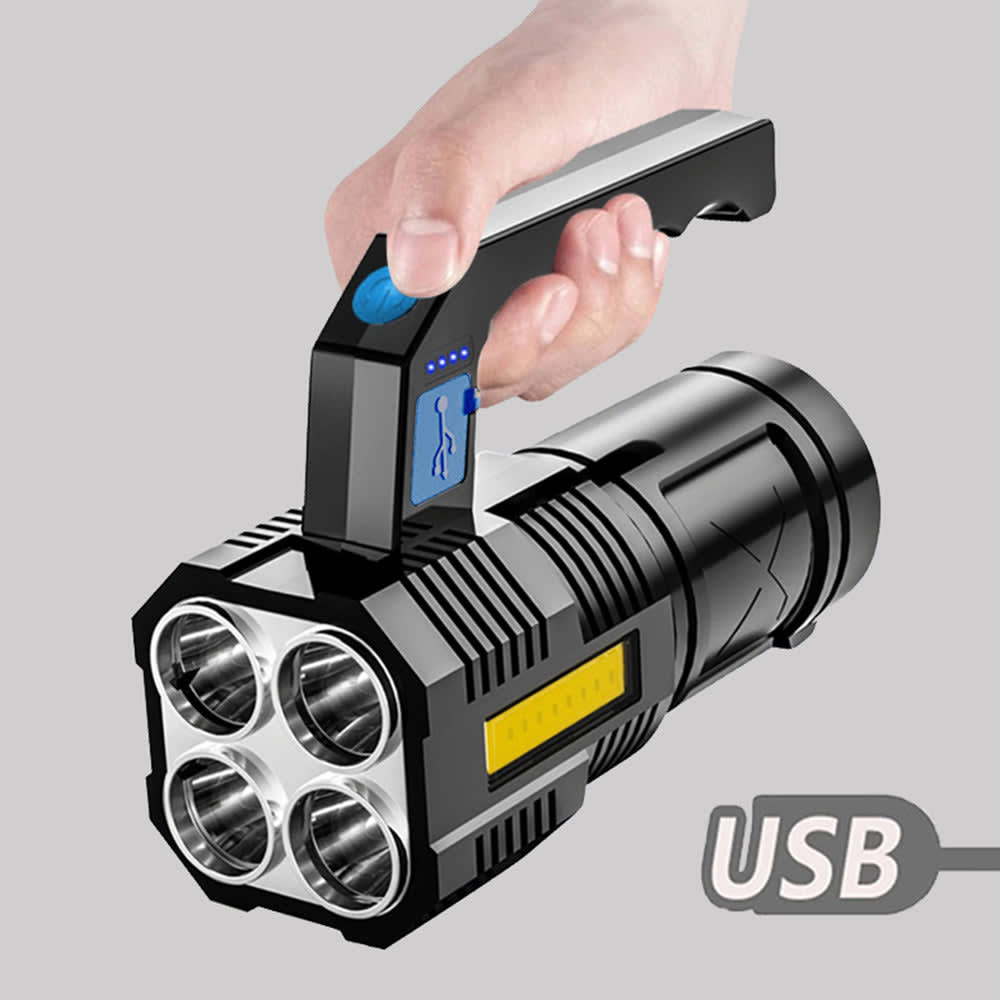 Linterna super brillante de 4 Leds + COB  Recargable Moreka 5083