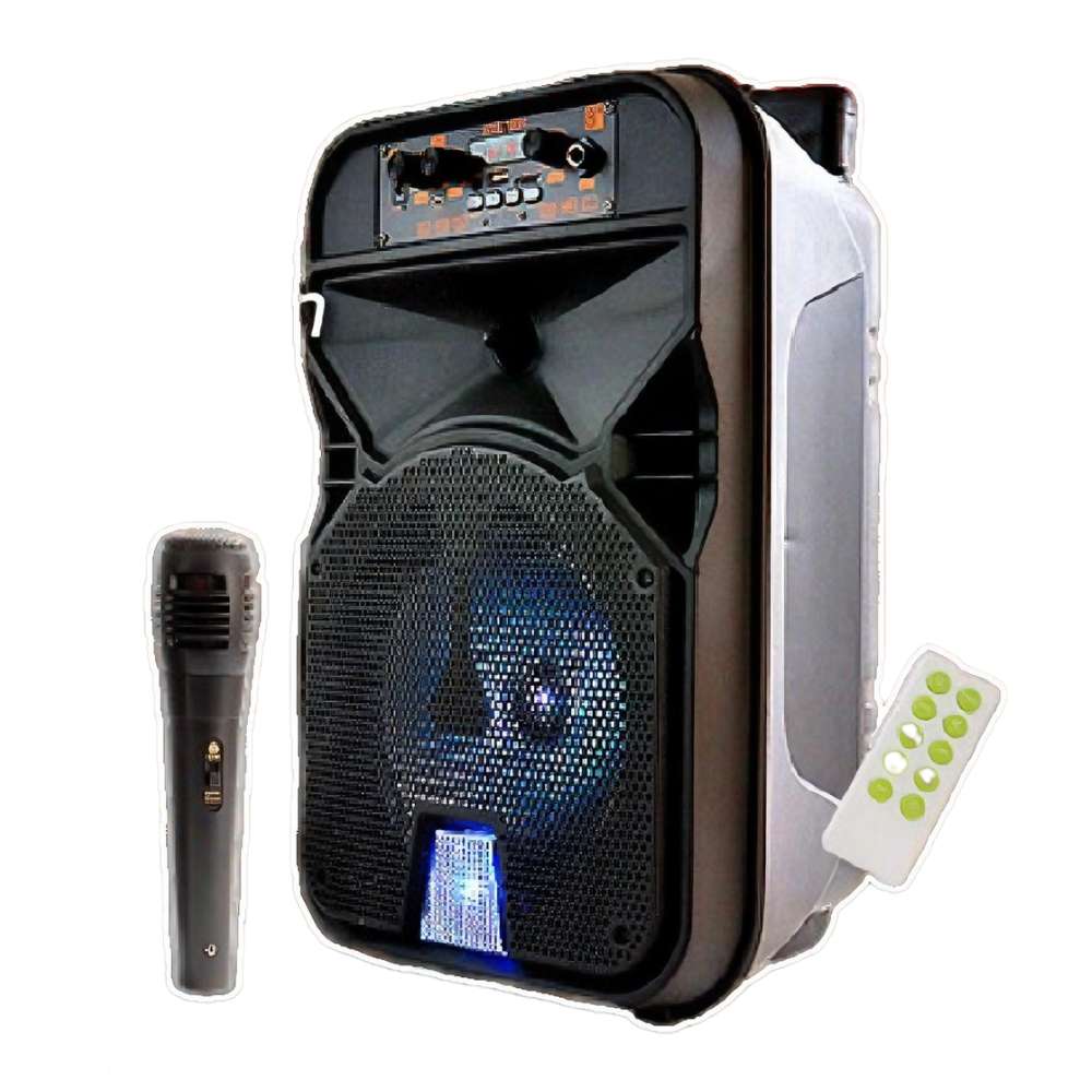 Bocina  KTS-1531, Bluetooth, TF Card, Radio FM, USB MIC. 8