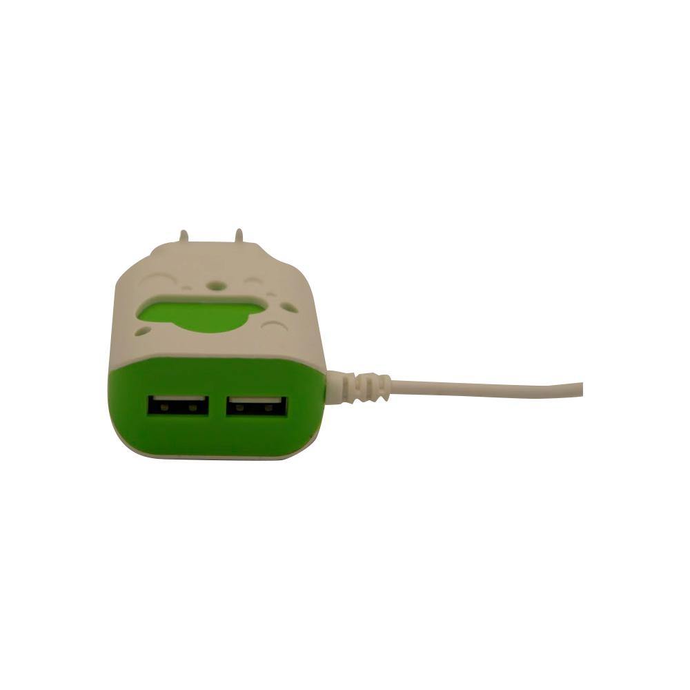 Cargador Moreka M-1078, 3.1 A, 2 Usb Cable Tipo C, Led4