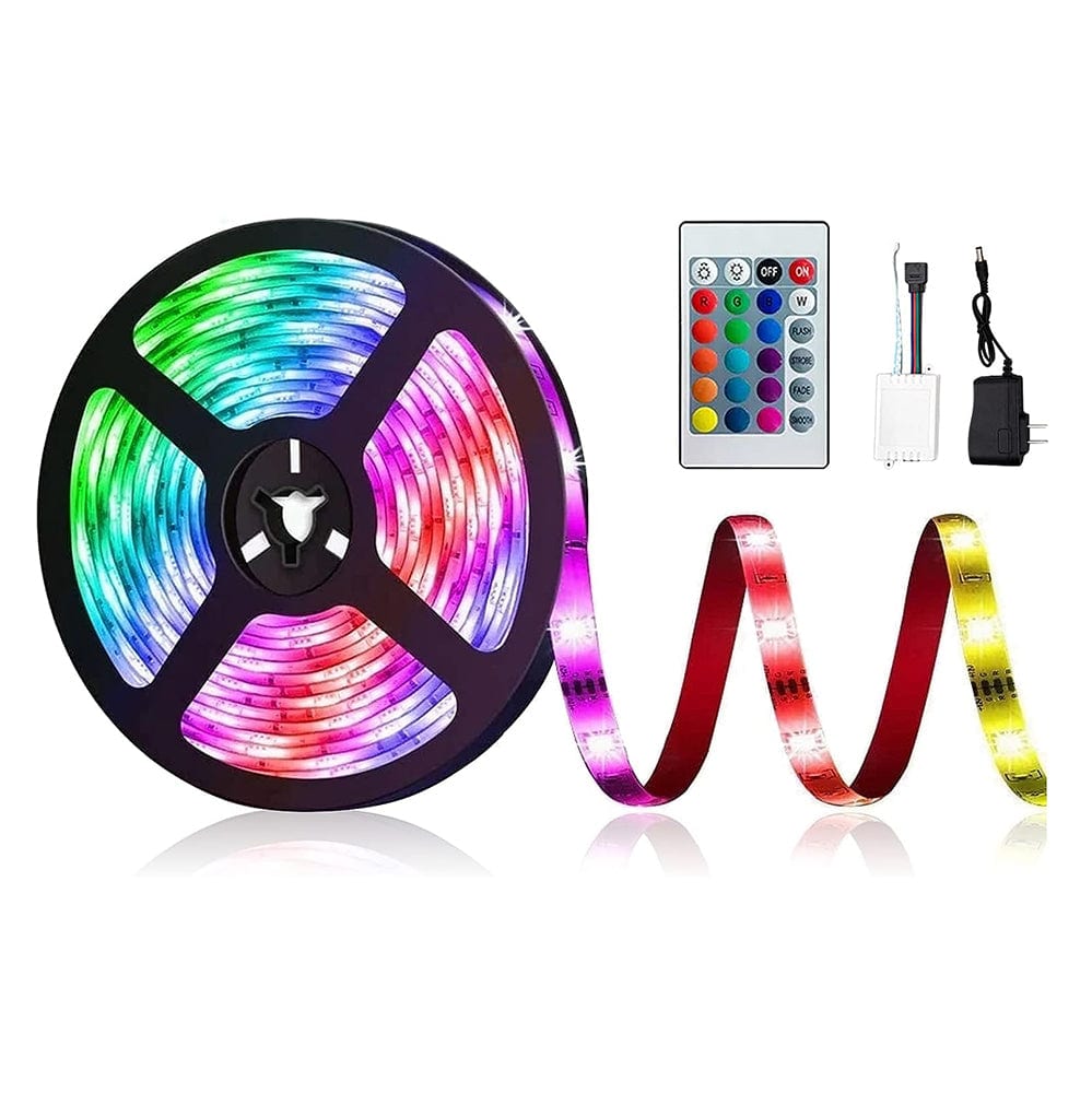 Tira Luz Led Colores Moreka 2385, 5m 2835 Rgb Con Control 24 Botones1