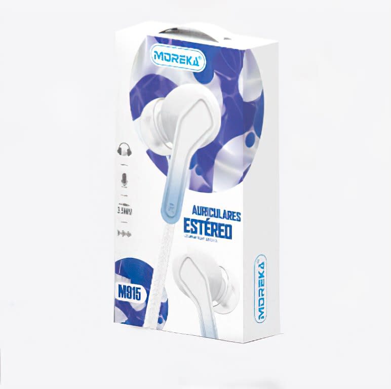 Audifonos Moreka M-915, Alámbricos, Manos Libres, 3.5mm1