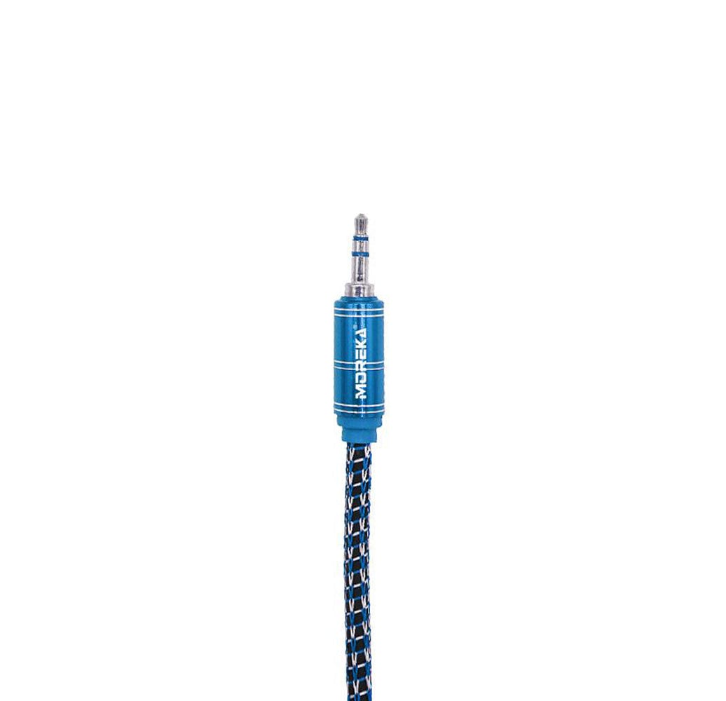Cable De Audio, Moreka AU-01, Auxiliar 3.5, 1500mm, Reforzado9