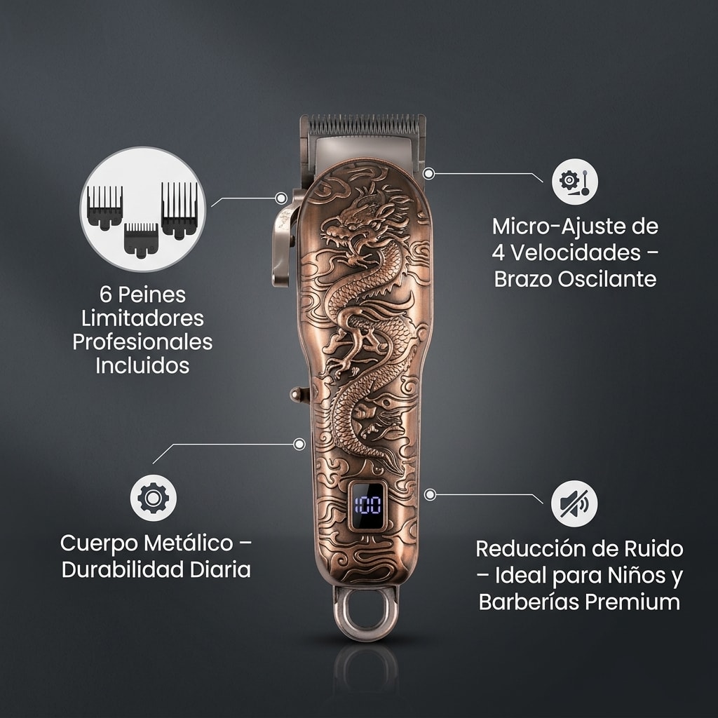 Afeitadora de Cabello recargable Tipo C MOREKA W-265