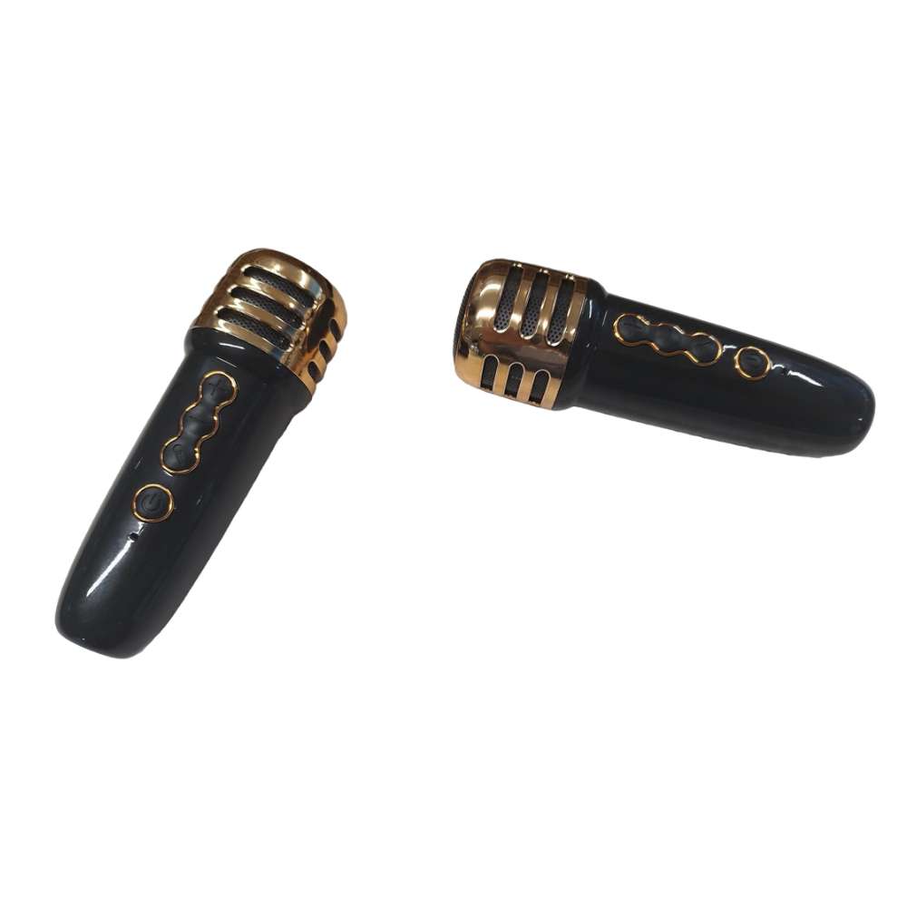 Bocina Karaoke Bluetooth  FM dual microfonos retro Moreka 3824