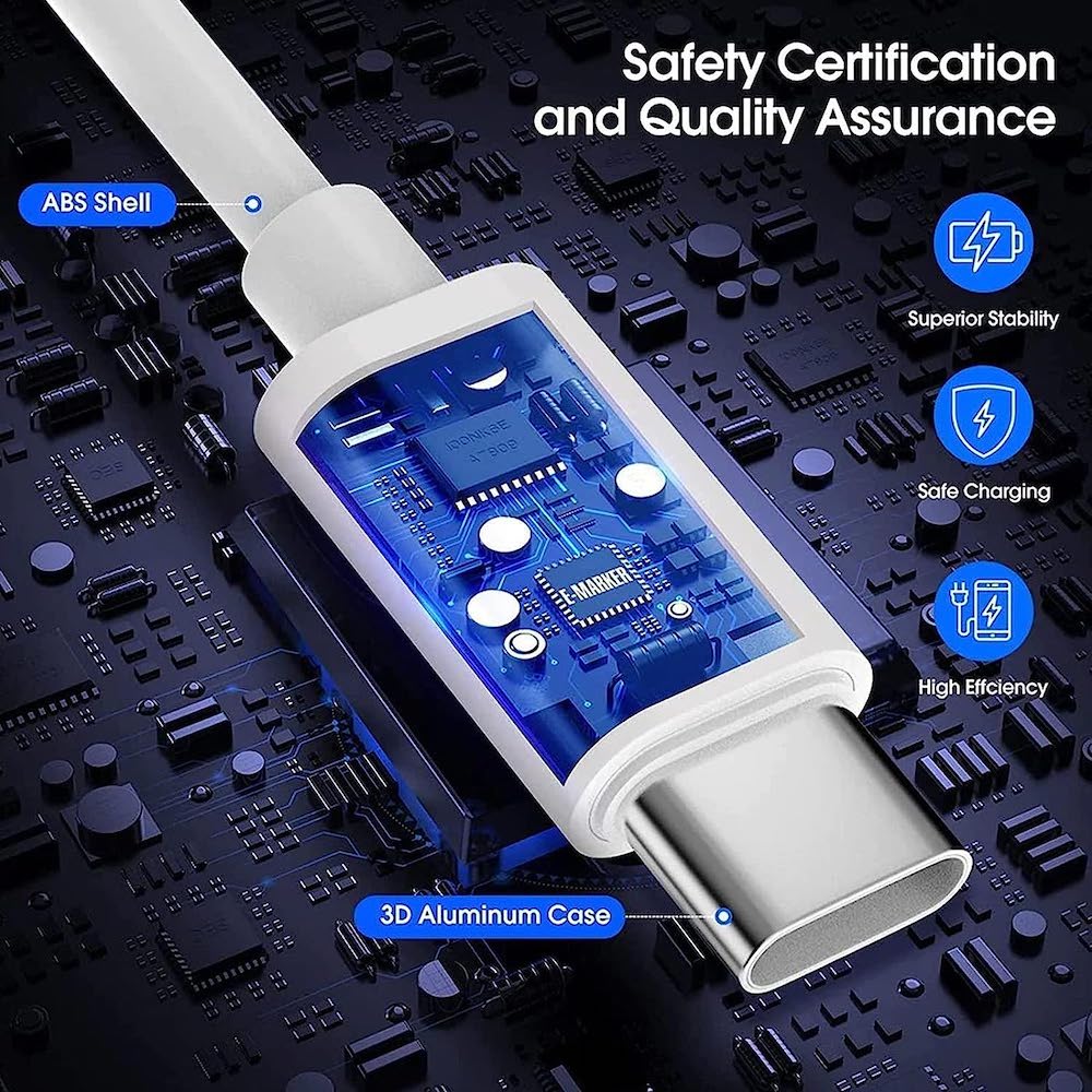 Cargador Moreka P209 20W Tipo C-C con cable 1 metro3