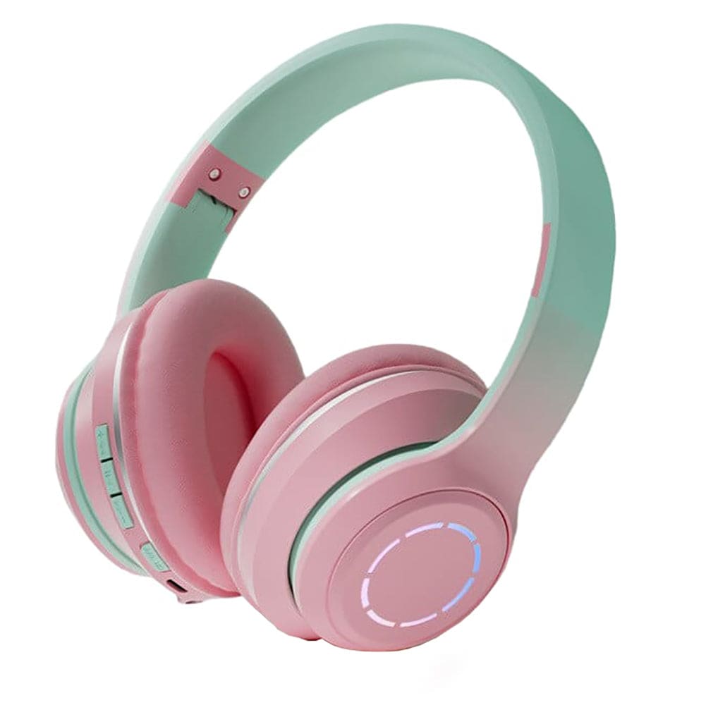 Diadema Bluetooth inalámbrico plegable Baja latencia larga duración RGB ST994