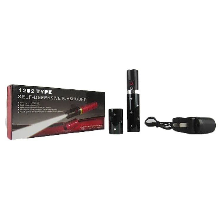 Teaser descarga eléctrica paralizador de defensa personal para mujeres diseño lámpara labial6