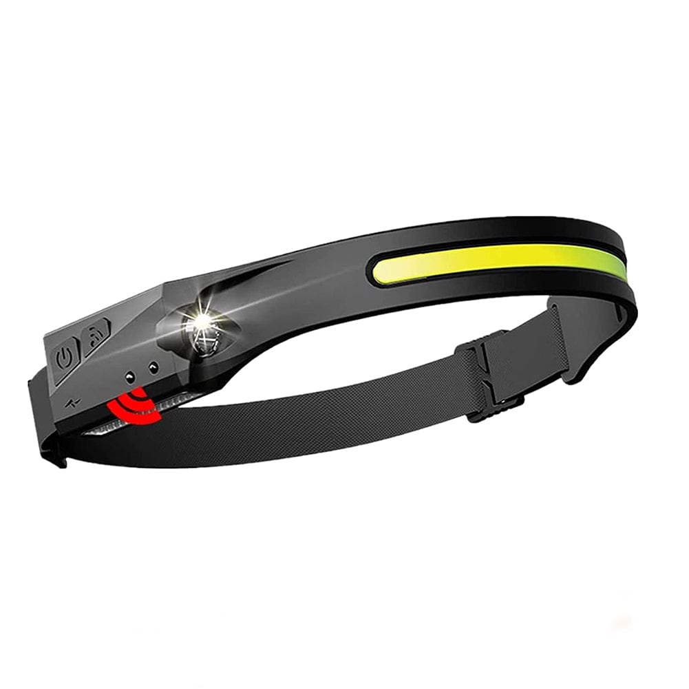 Lámpara De Cabeza Linterna Minero Recargable Con Sensor Moreka M-G281